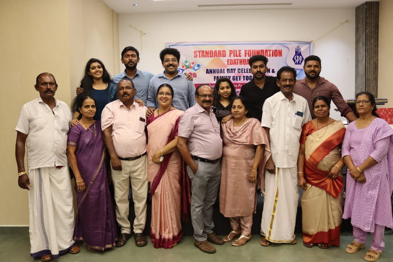 Standard Pile Foundation team at site